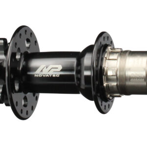 Buje trasero de disco Novatec Premium D572RSB-B12-AS-XDR, RSB, negro, 32 agujeros