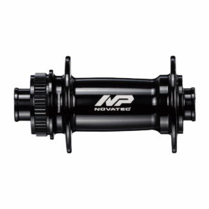 Buje de disco delantero Novatec Premium D571SB-CL-12, centerlock, negro, 32 agujeros
