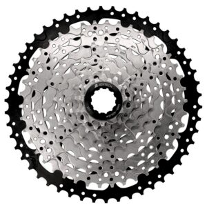 Cassette MTB 9S AL6061 Spider TiGray, 11T-50T, logo Joytech