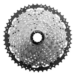 Cassette MTB 10S AL6061 Spider TiGray, 11T-50T, logotipo Joytech