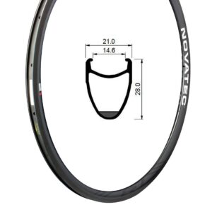 Llanta trasera Rim R1-C_U2.1 28mm 24H (8:16) con logo R1

 - SRV