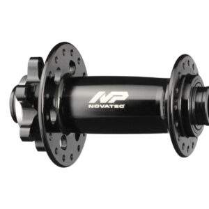Buje de disco delantero Novatec Premium D571SB-B15, negro, 32 agujeros