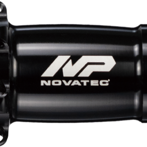 Buje de disco delantero Novatec Premium DS571SB-CL-12, centerlock, negro, 24 agujeros