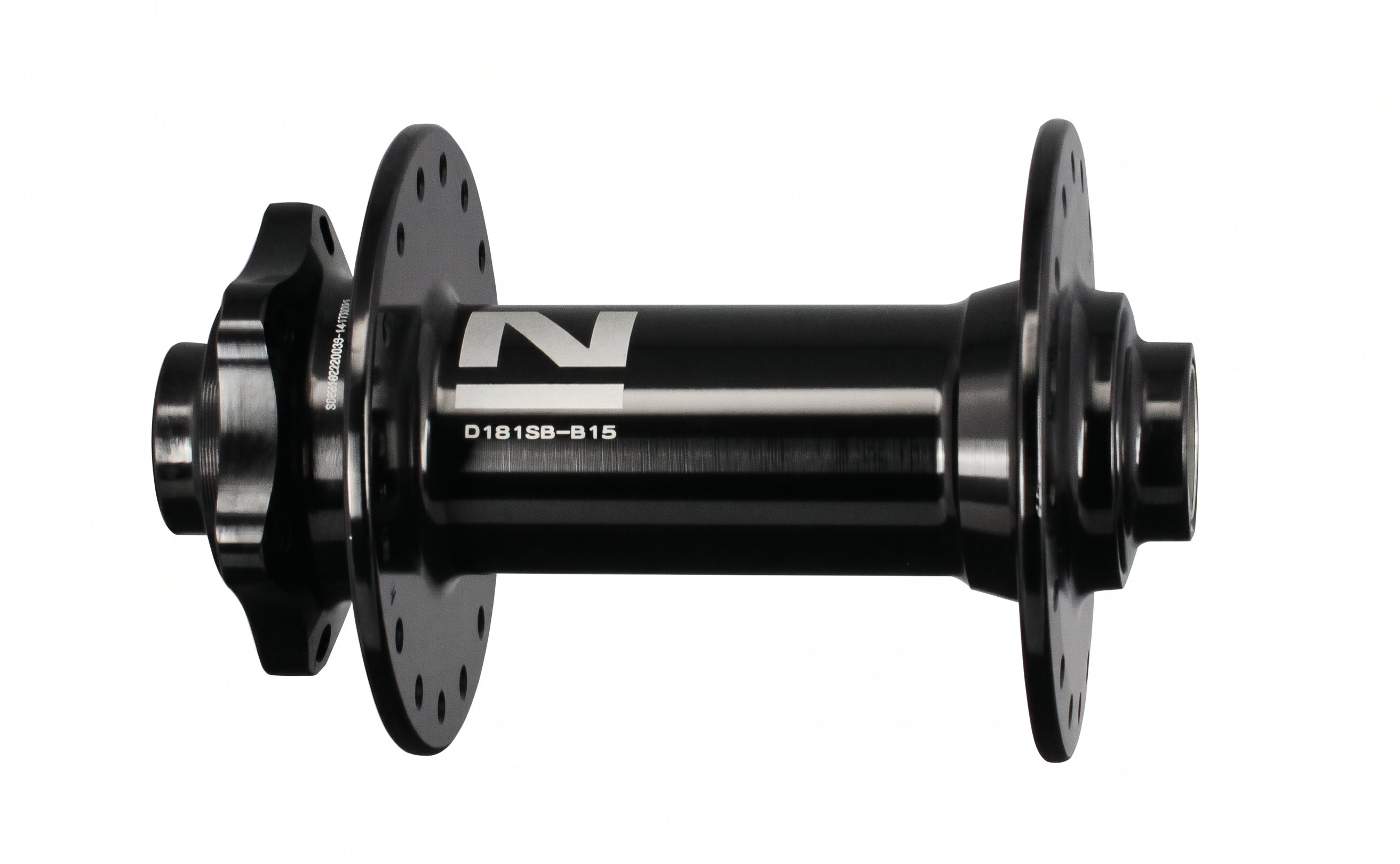 Buje de disco delantero Novatec D181SB-B15, negro, 32 agujeros