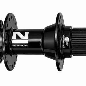 Buje de disco trasero Novatec D182SB-B12-MS, 6 tornillos, negro, 32 agujeros
